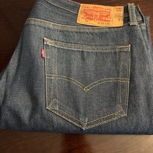Levi's Men's Dark Blue Straight Jeans